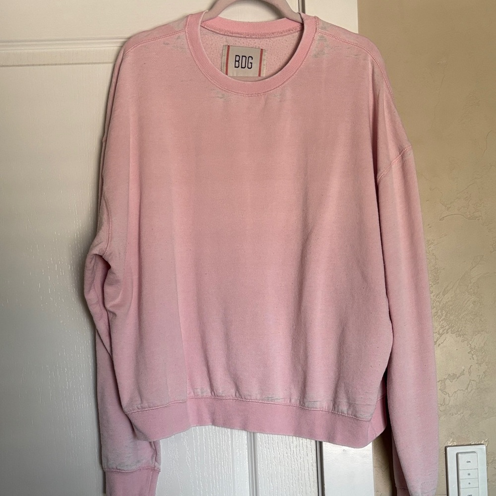 BDG Pink Crewneck